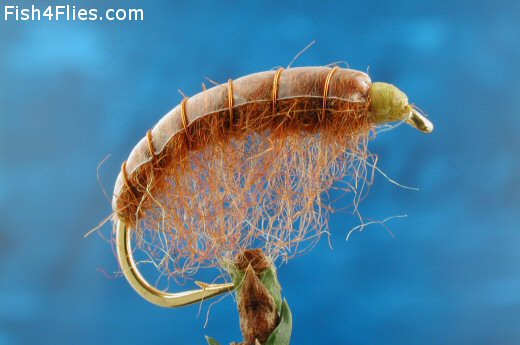 Fish4Flies Freshwater Shrimp - Brown Olive
